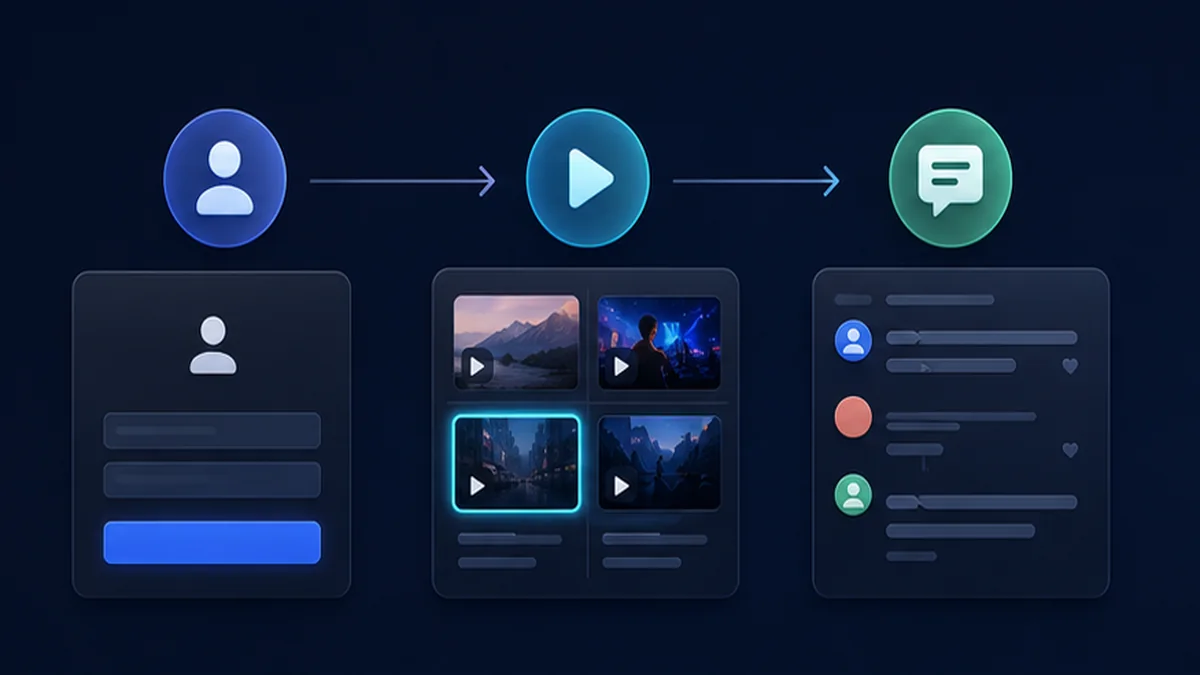 Three-step TikTok Comment Viewer workflow