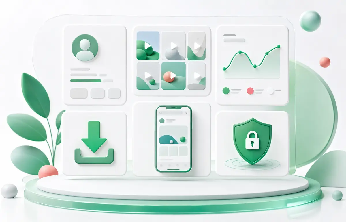 TTViewer profile, public video, statistics and privacy features