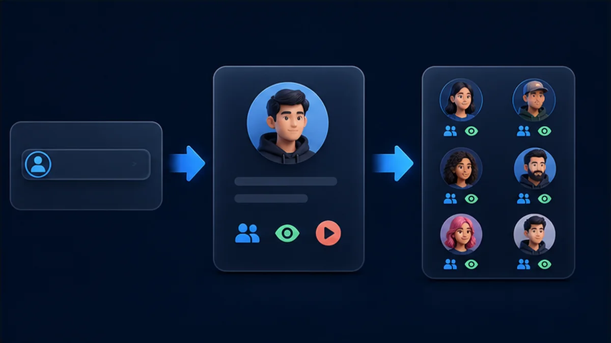 Three-step TikTok Follower Viewer workflow
