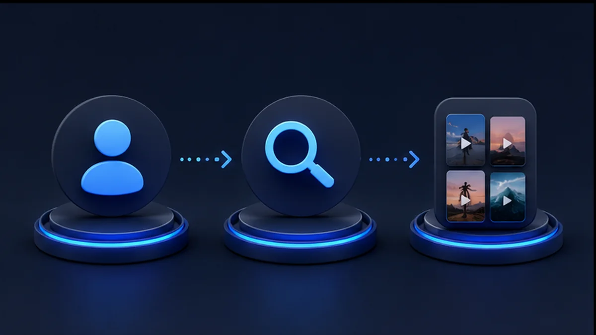Three-step TikTok Repost Viewer workflow