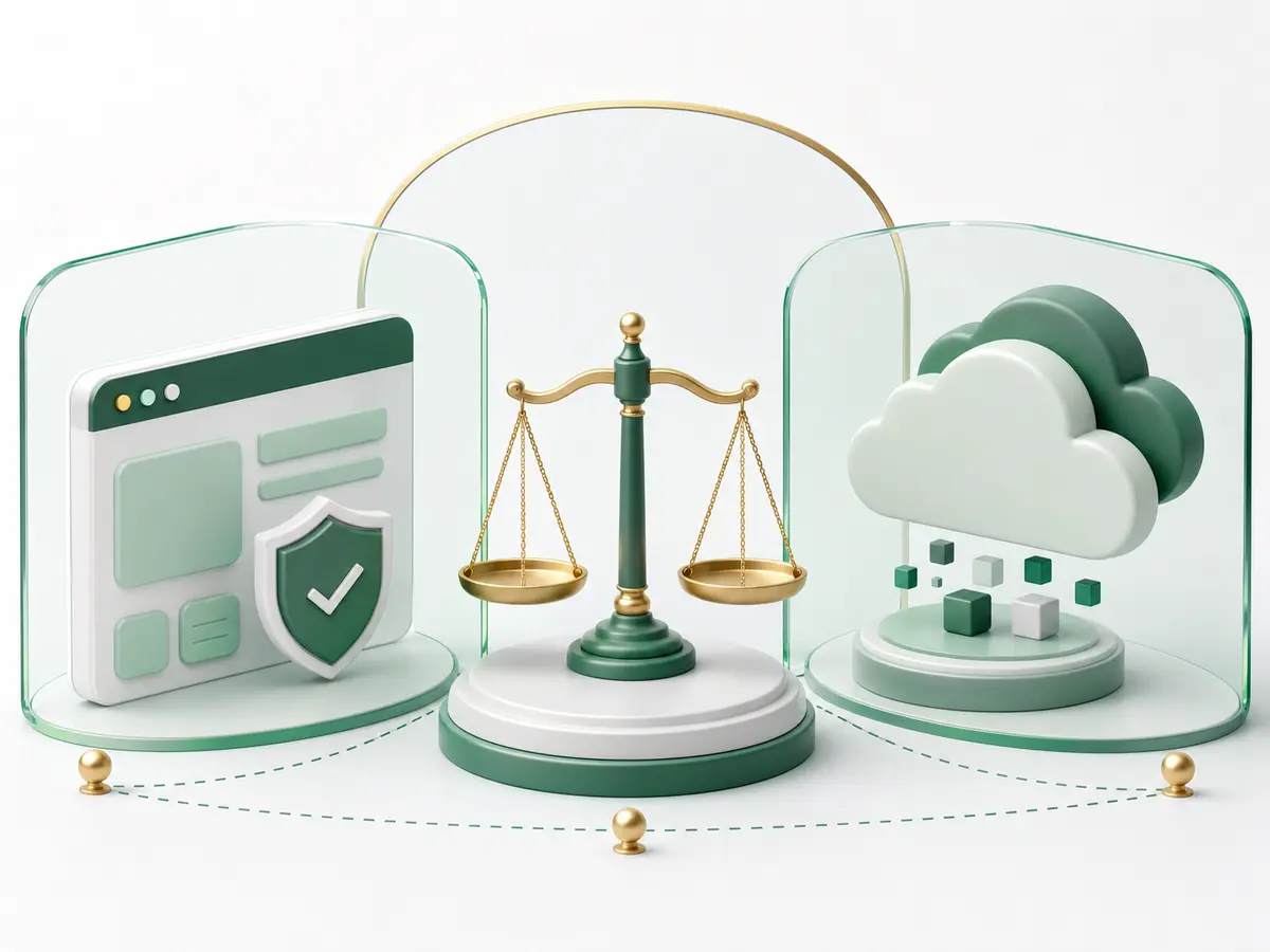 Balanced service boundaries and third-party data limitations